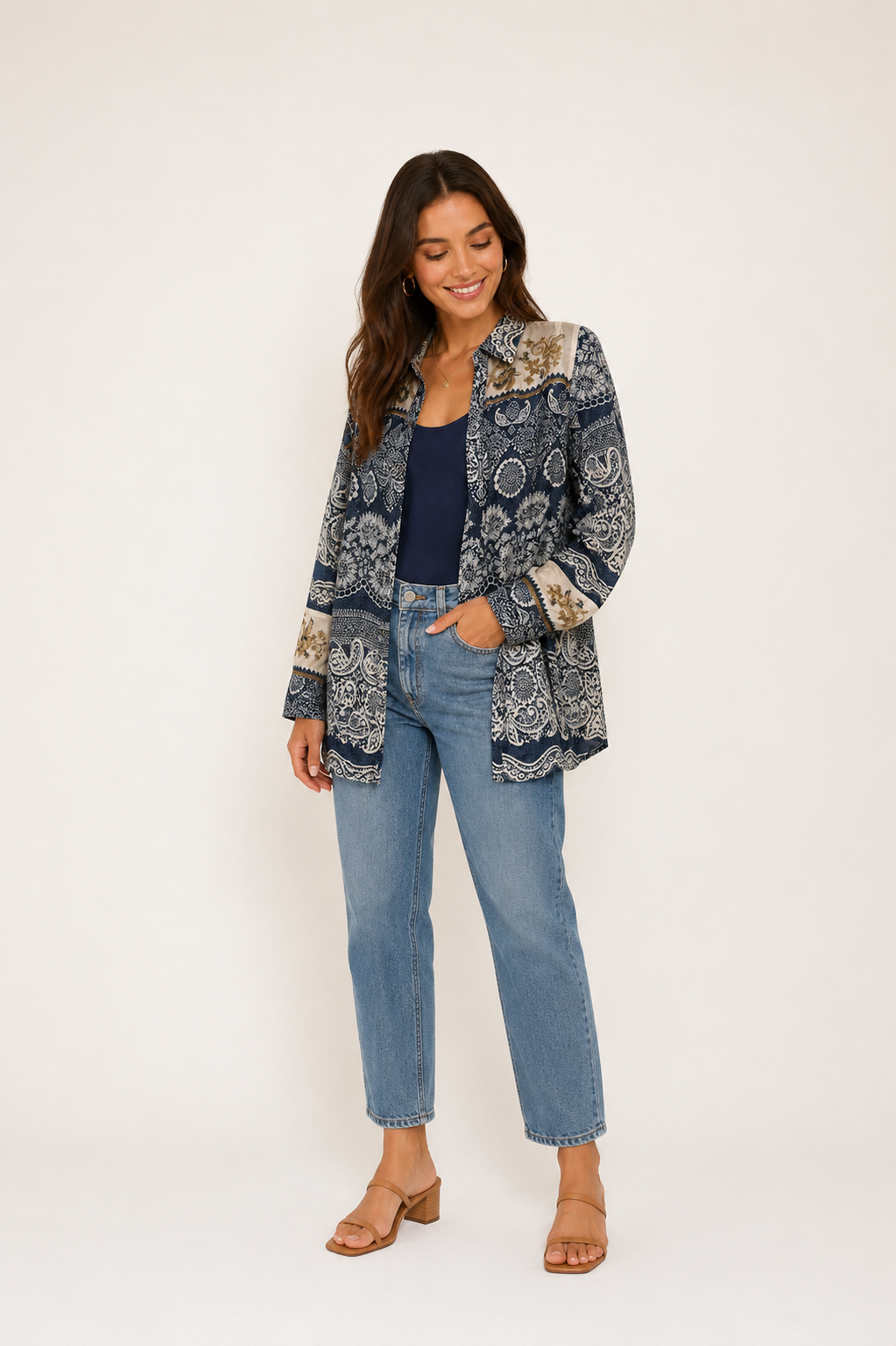 Paisley Print Shirt